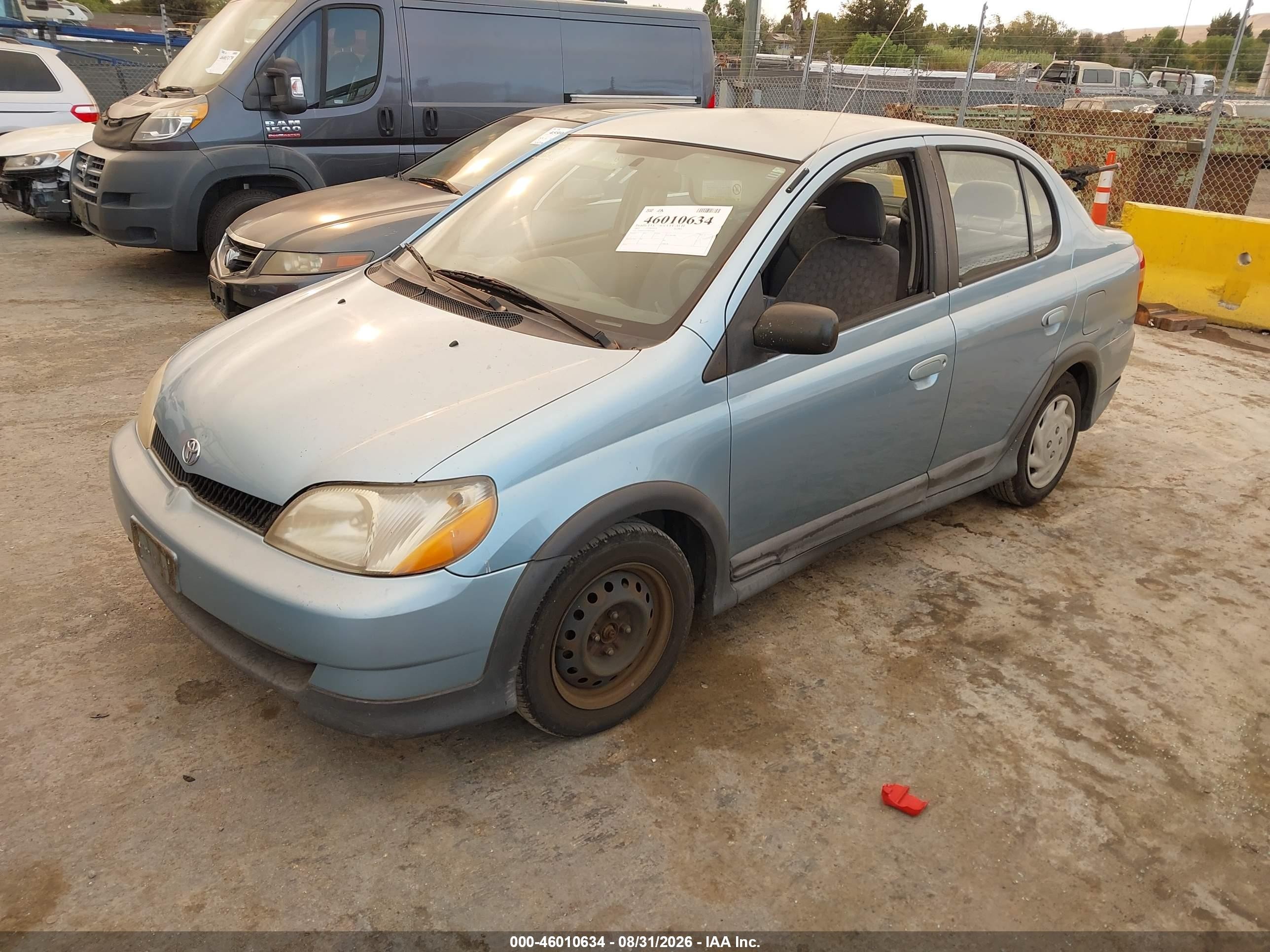 2002 Toyota Echo   Light Blue vin: JTDBT123120203060