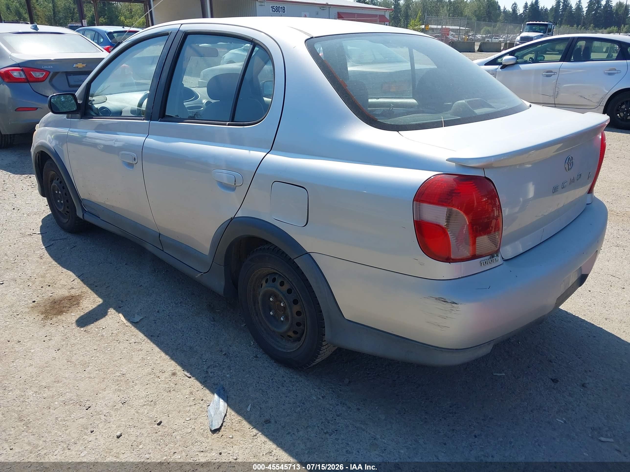 2002 Toyota Echo   Silver vin: JTDBT123120246068