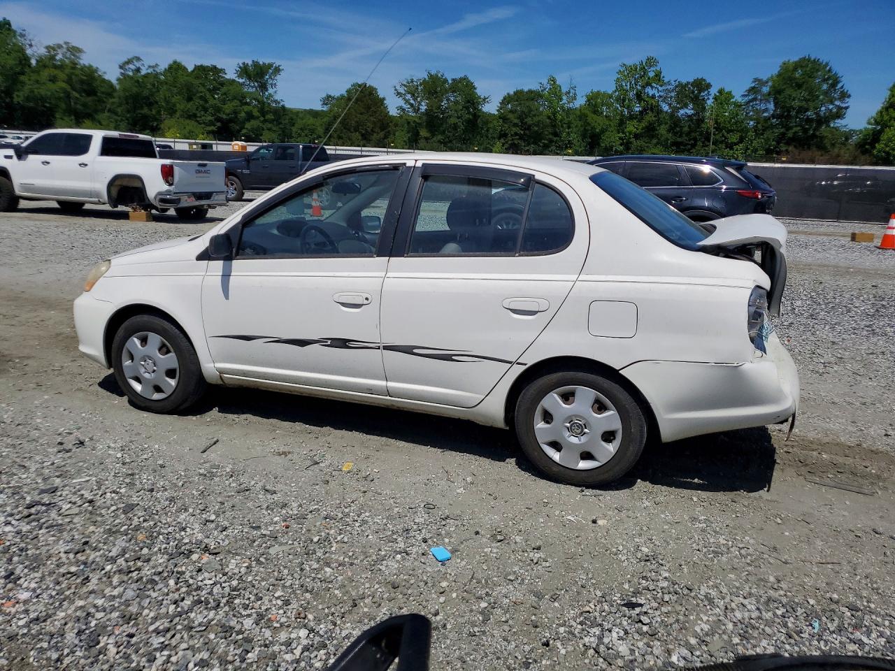 2003 Toyota Echo Base White vin: JTDBT123130300079