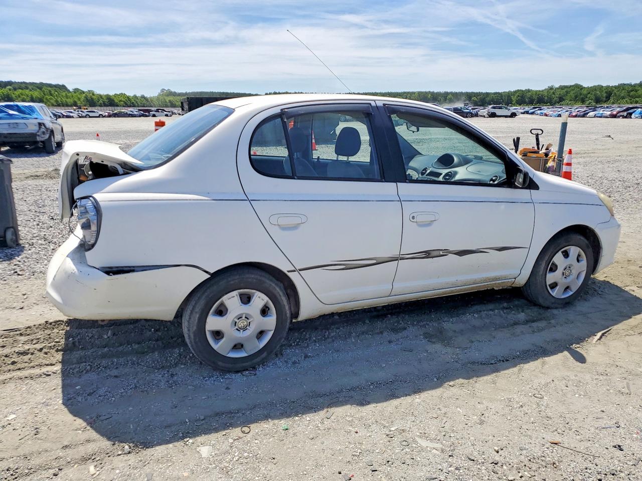 2003 Toyota Echo Base White vin: JTDBT123130300079