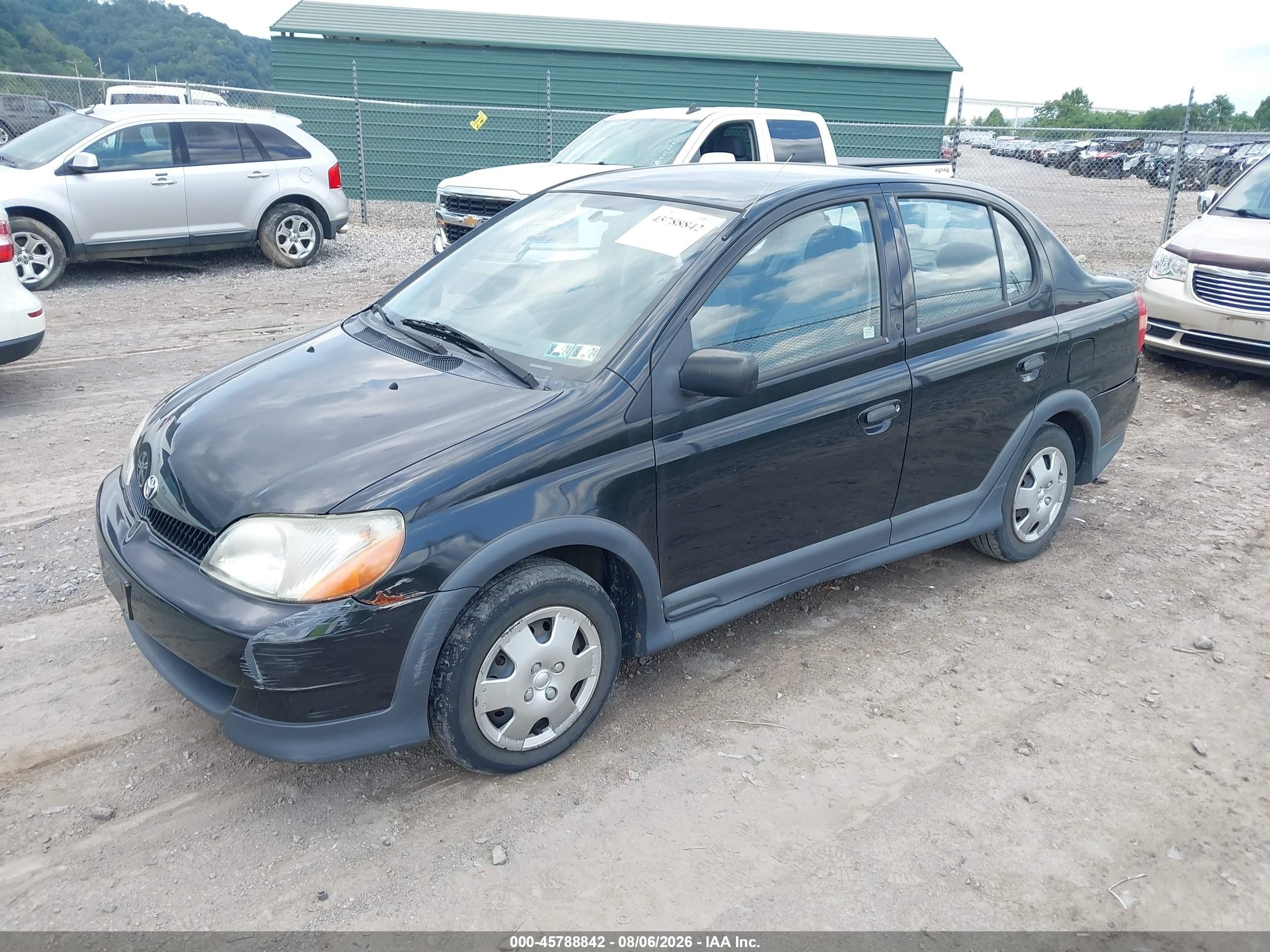 2000 Toyota Echo   Black vin: JTDBT1231Y0010609