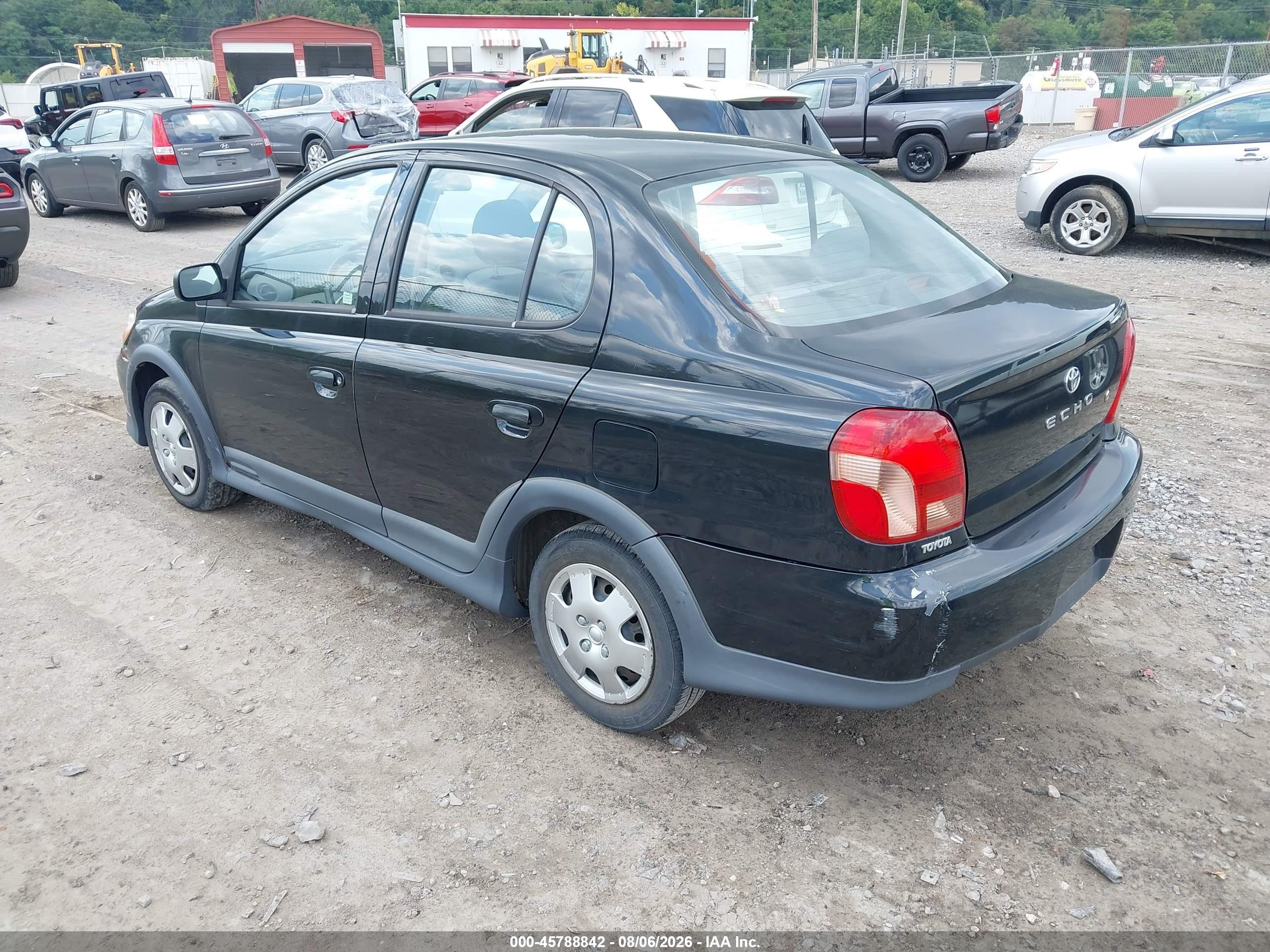 2000 Toyota Echo   Black vin: JTDBT1231Y0010609