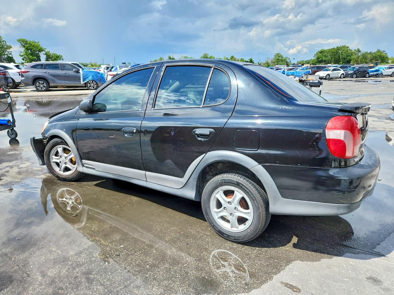 2000 Toyota Echo Black vin: JTDBT1231Y0095693