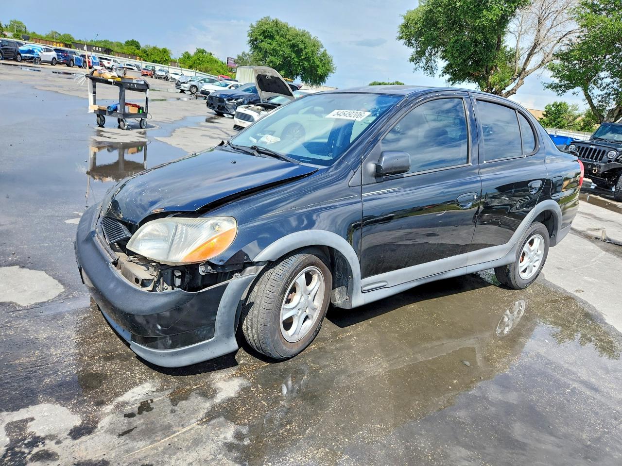 2000 Toyota Echo Black vin: JTDBT1231Y0095693