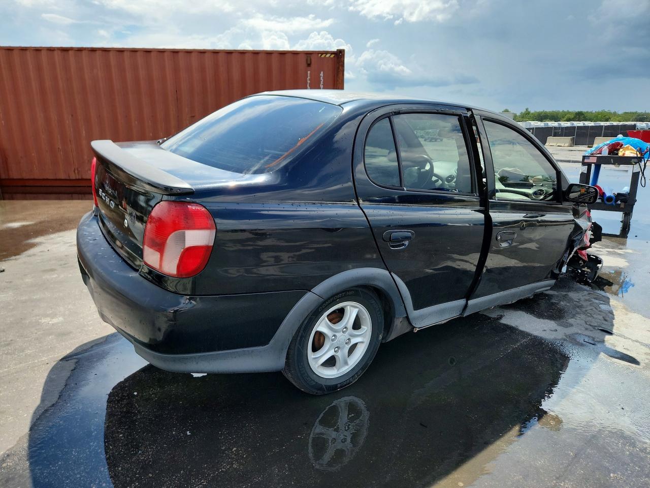 2000 Toyota Echo Black vin: JTDBT1231Y0095693