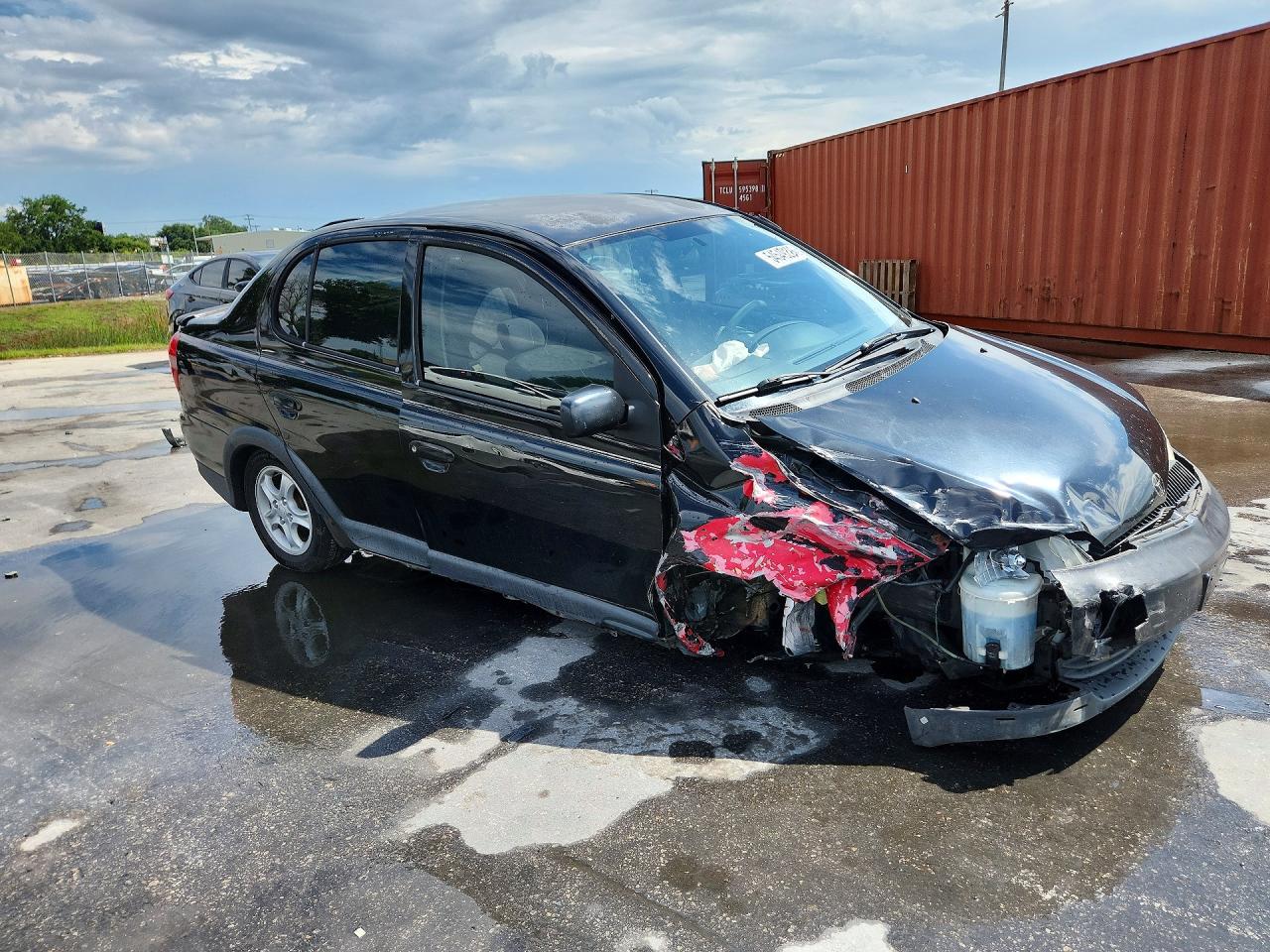 2000 Toyota Echo Black vin: JTDBT1231Y0095693