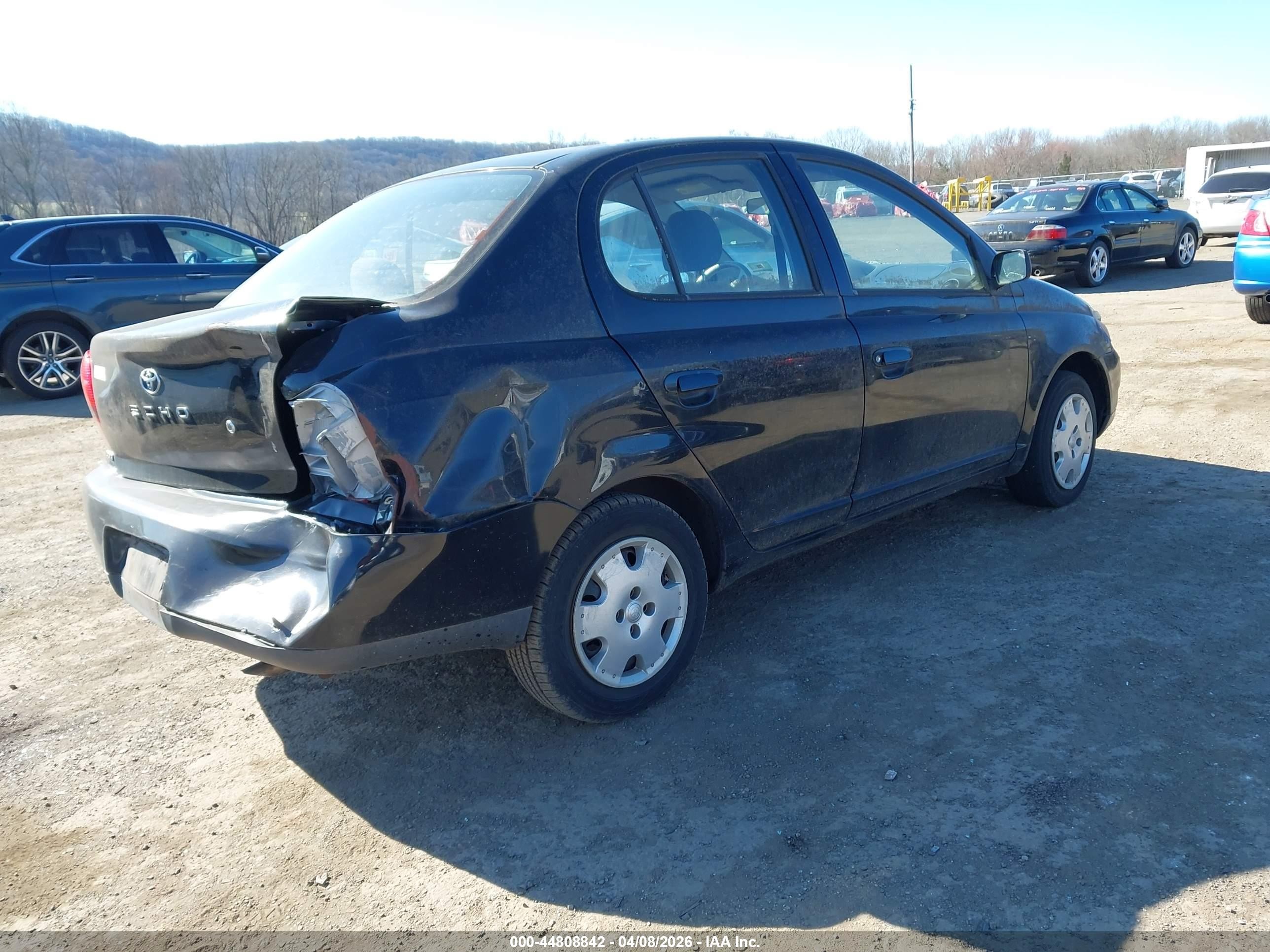 2002 Toyota Echo   Black vin: JTDBT123220216769