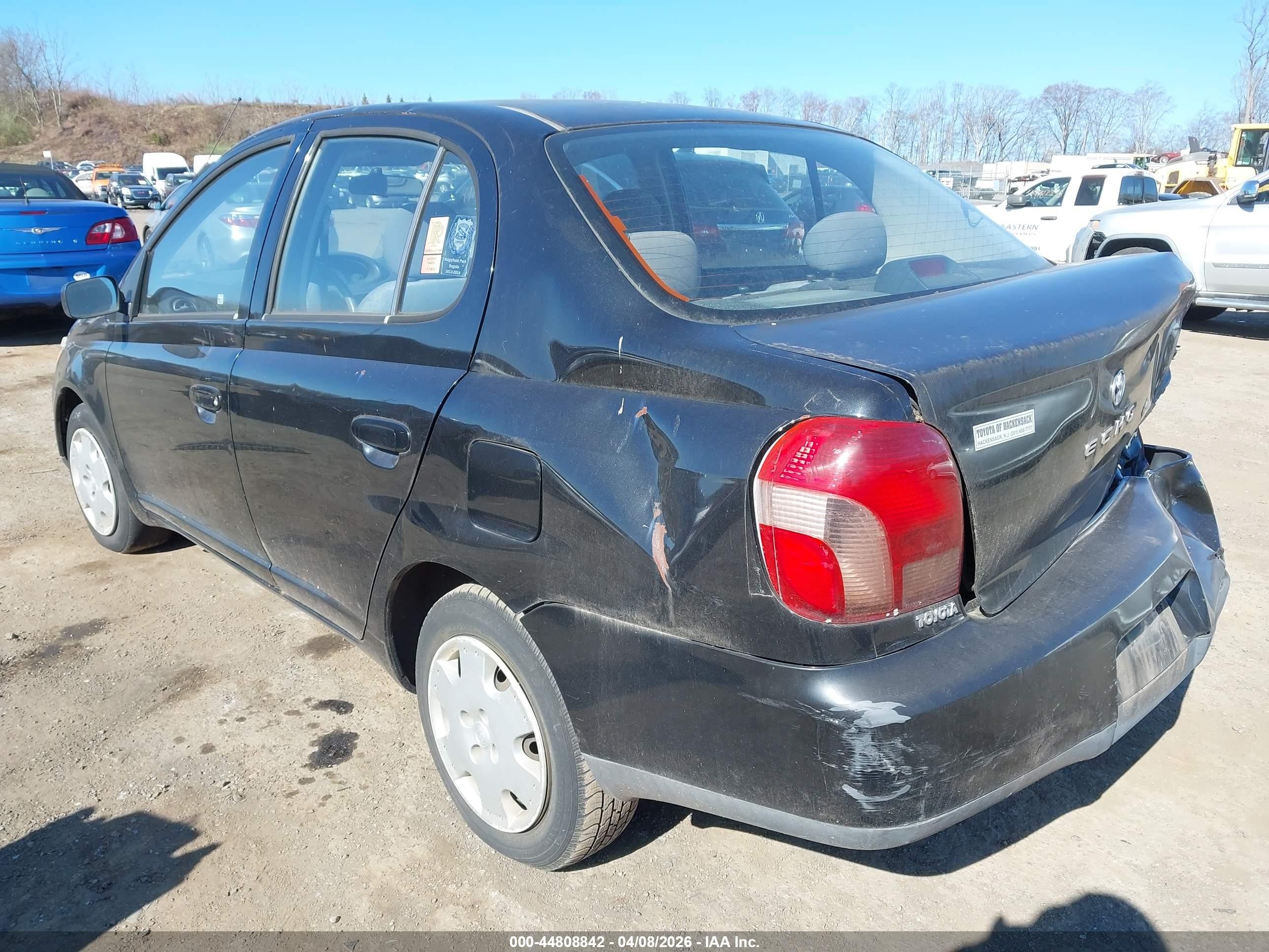 2002 Toyota Echo   Black vin: JTDBT123220216769