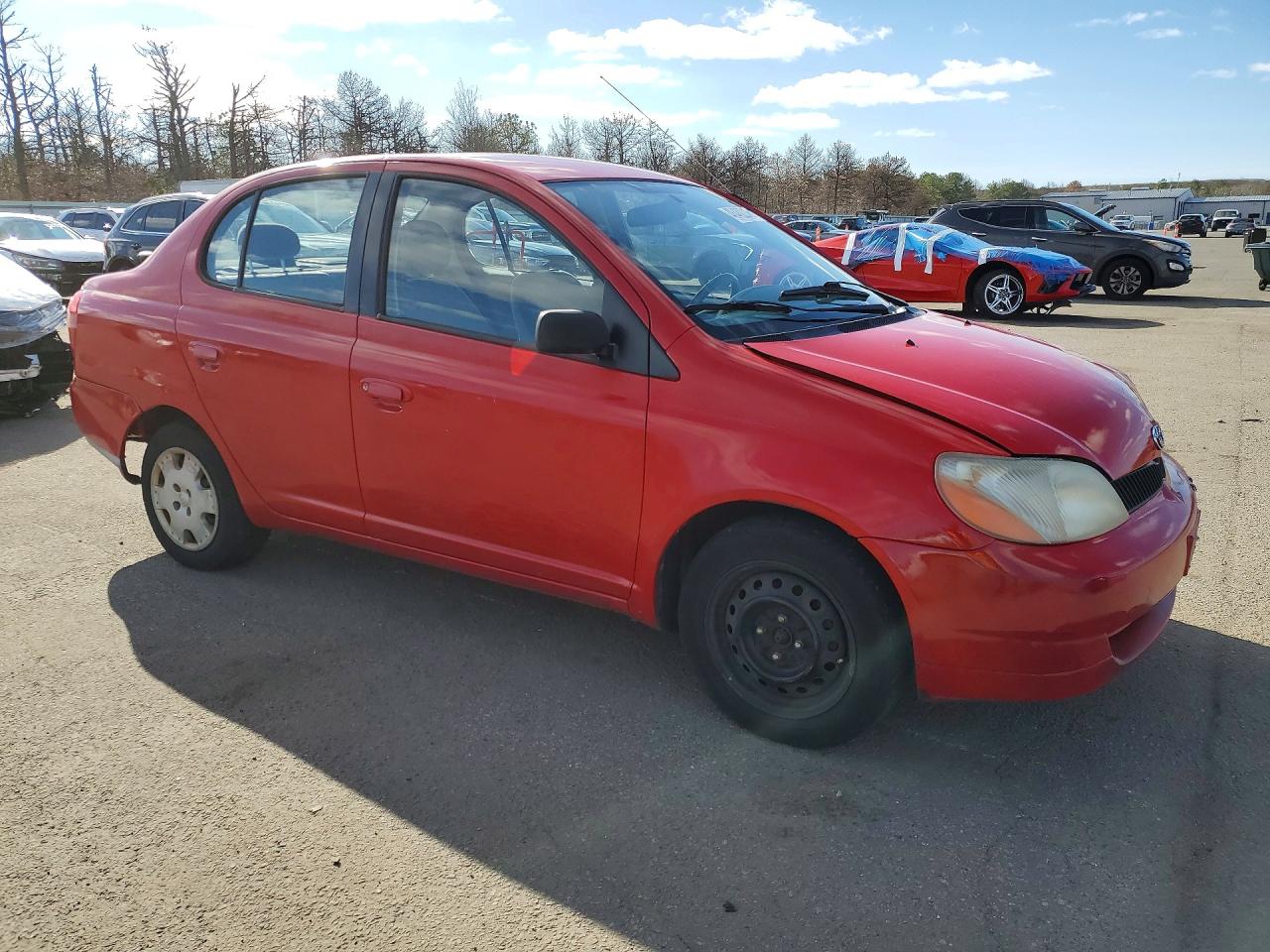 2002 Toyota Echo Red vin: JTDBT123220215105