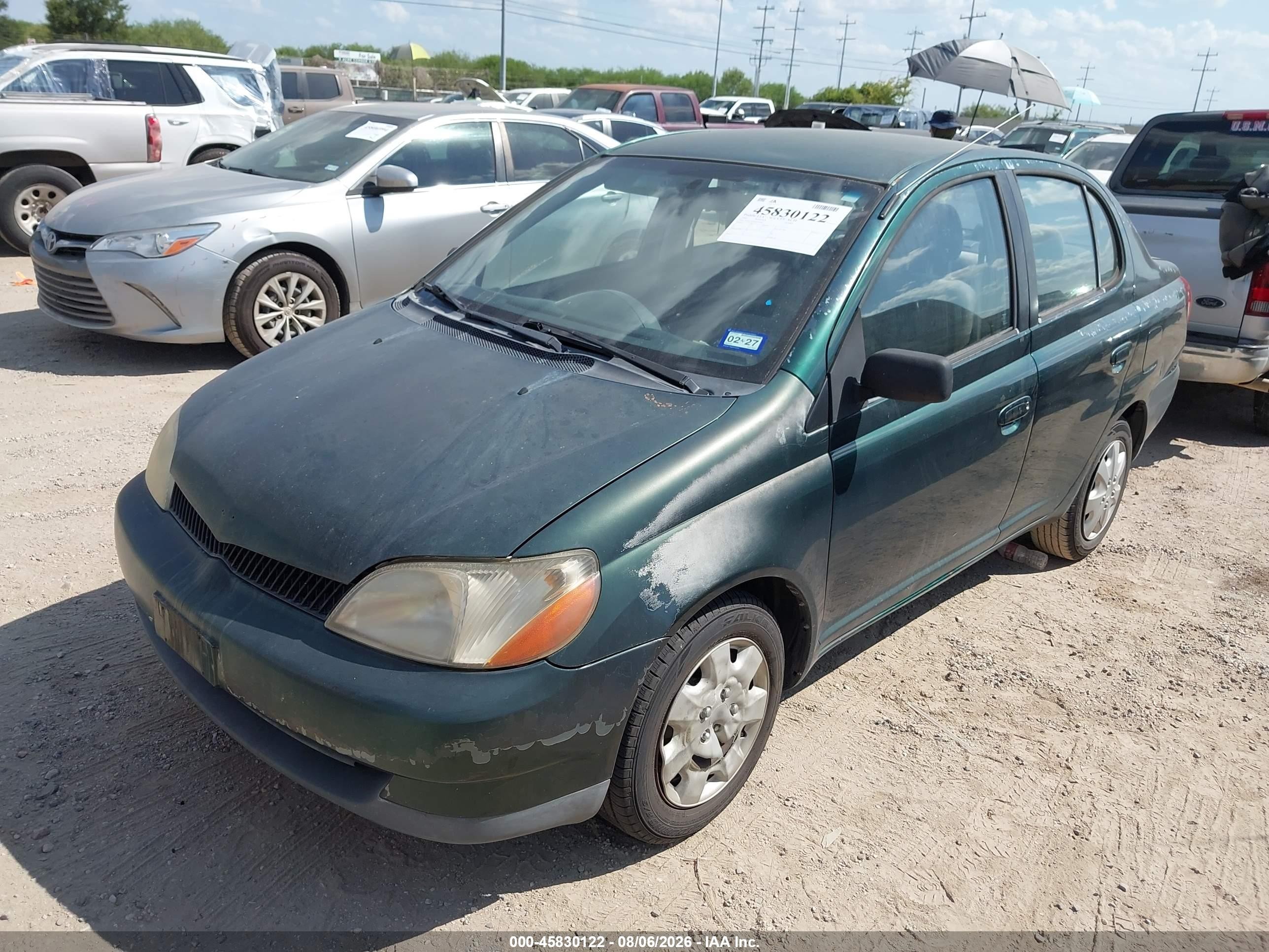 2002 Toyota Echo   Зеленый vin: JTDBT123220219087