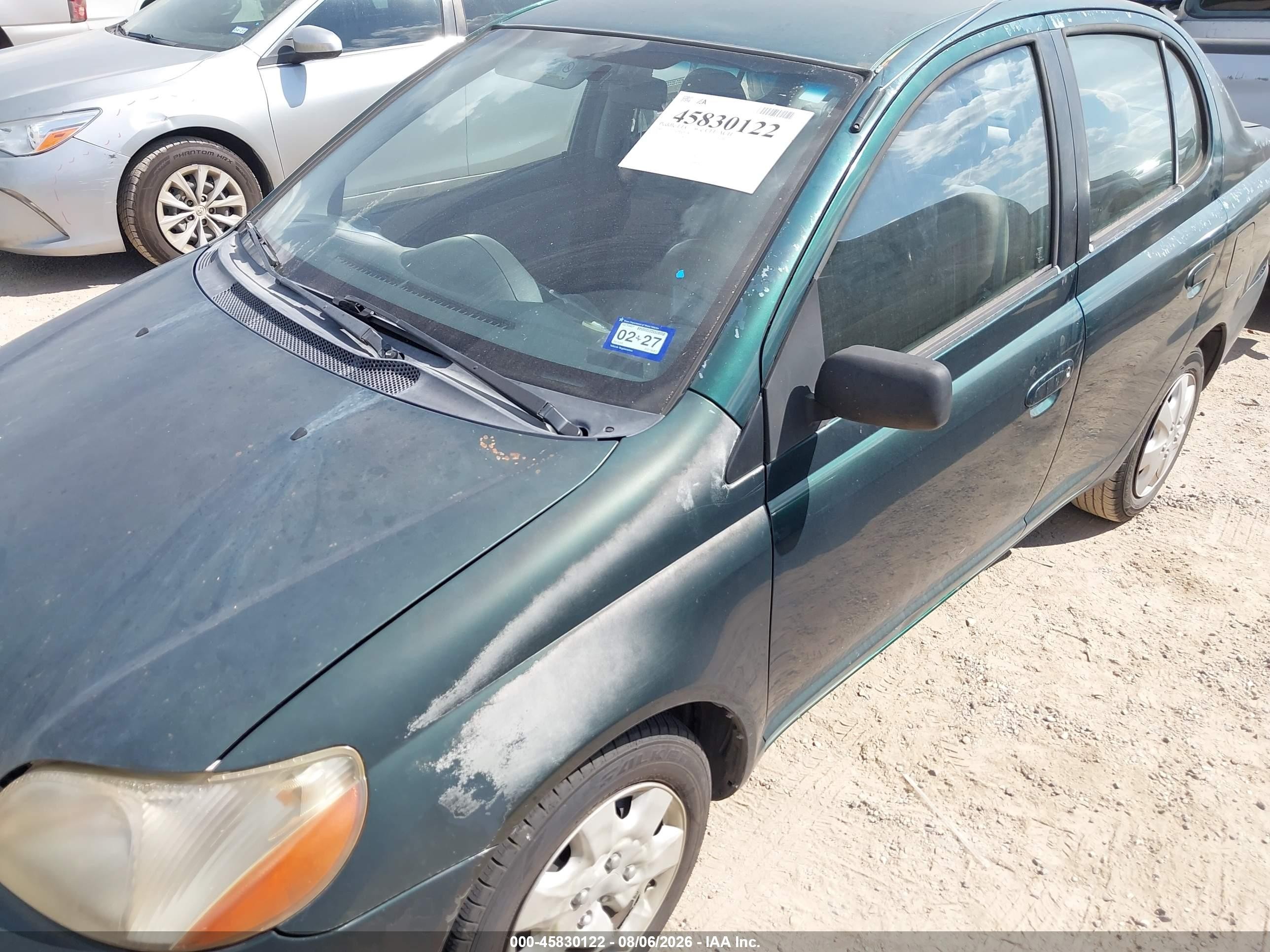 2002 Toyota Echo   Зеленый vin: JTDBT123220219087