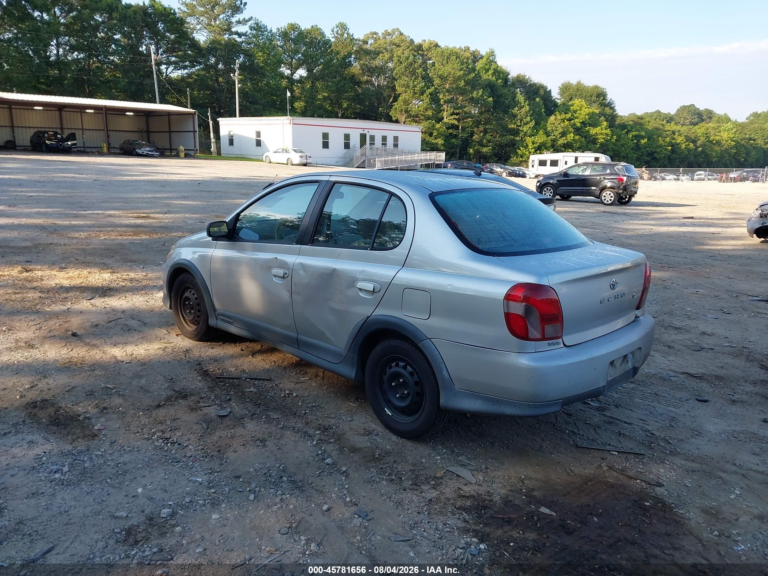 2002 Toyota Echo   Silver vin: JTDBT123225025517