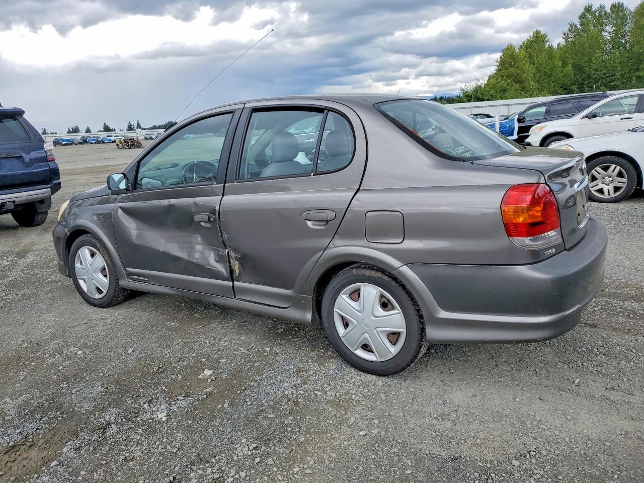 2003 Toyota Echo Base Gray vin: JTDBT123235053206