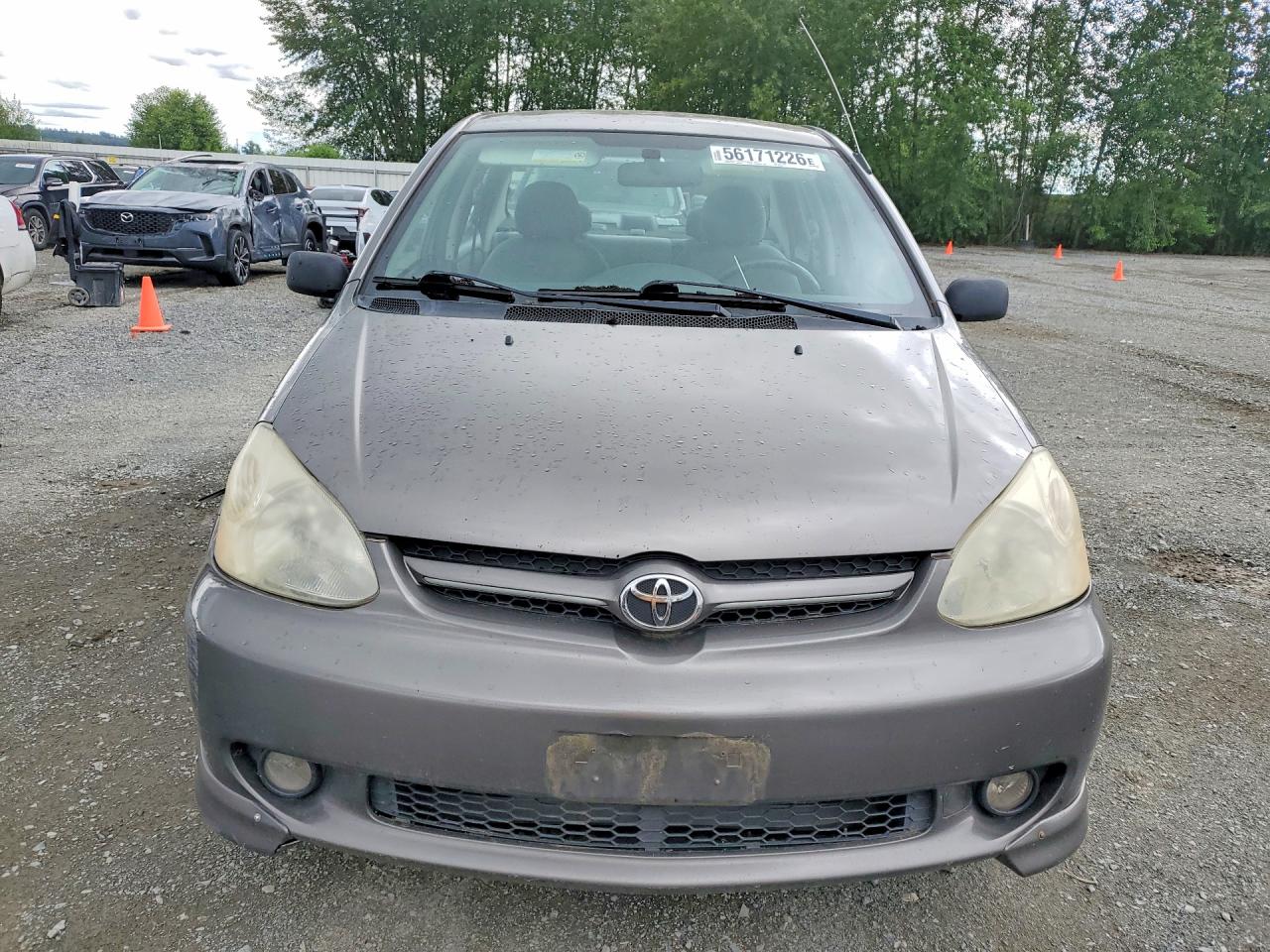 2003 Toyota Echo Base Gray vin: JTDBT123235053206