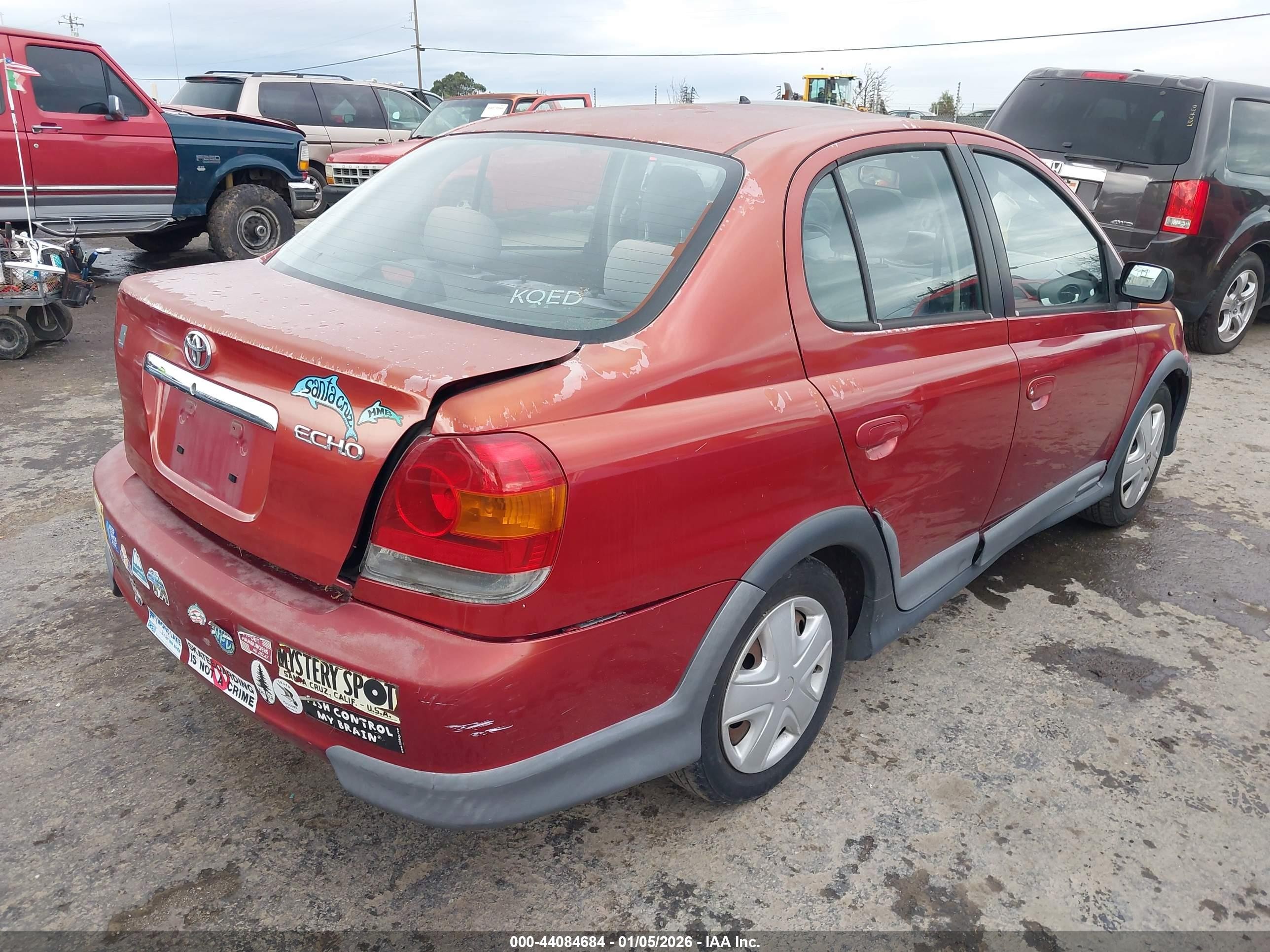 2004 Toyota Echo   Оранжевый vin: JTDBT123240324912