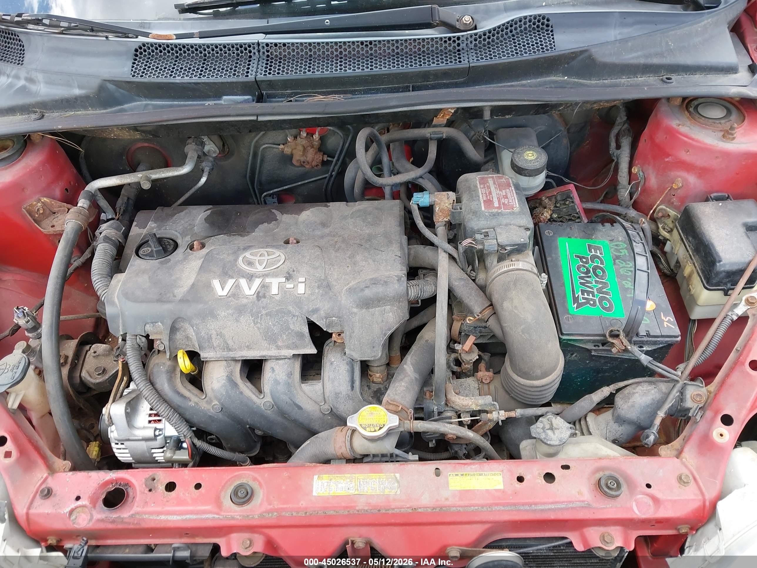 2000 Toyota Echo   Red vin: JTDBT1232Y0056305