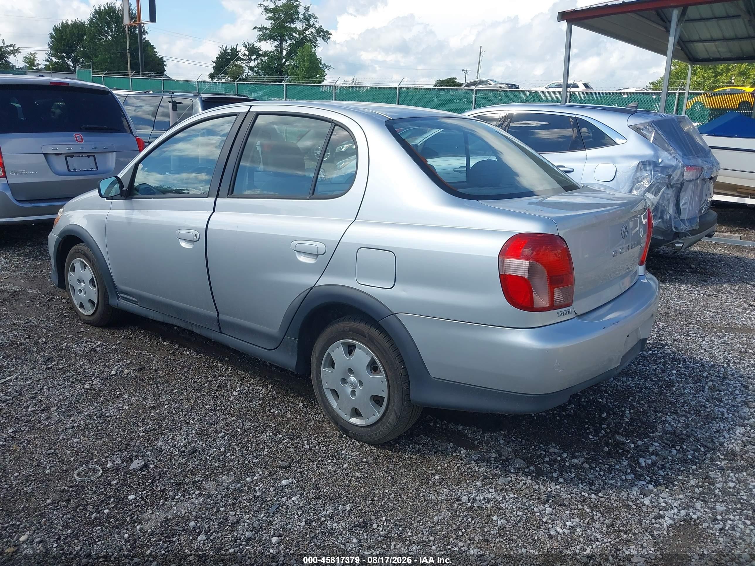 2000 Toyota Echo   Silver vin: JTDBT1232Y0064422