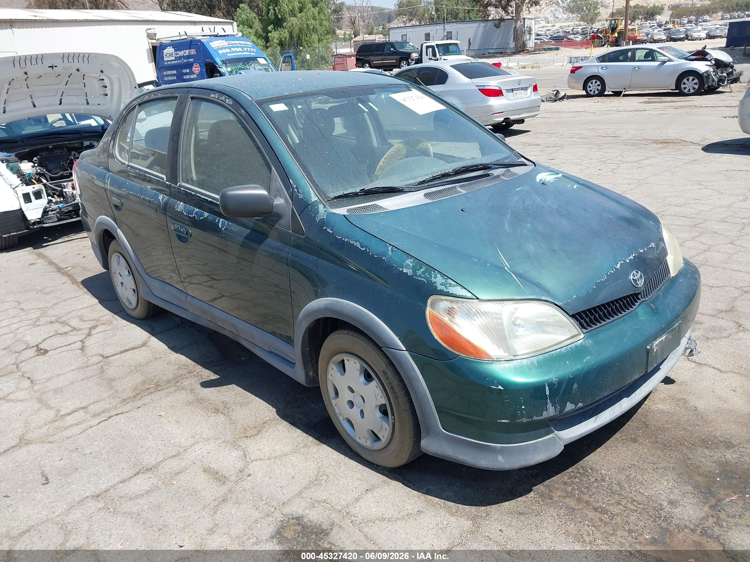 2000 Toyota Echo   Green vin: JTDBT1232Y0071757