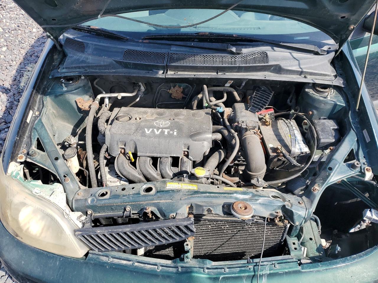 2000 Toyota Echo Base Green vin: JTDBT1232Y0097422
