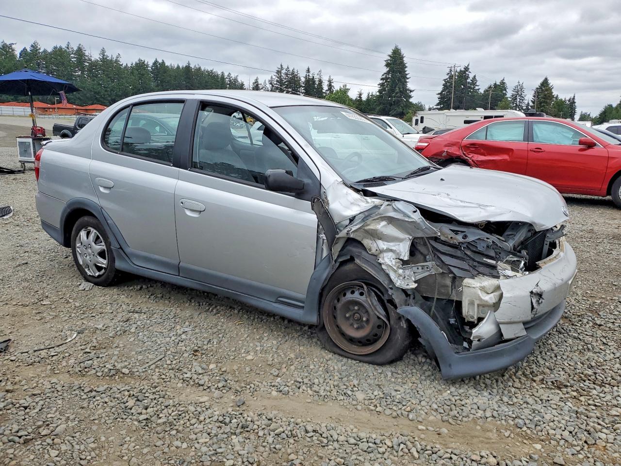 2001 Toyota Echo Base Серебряный vin: JTDBT123310160016