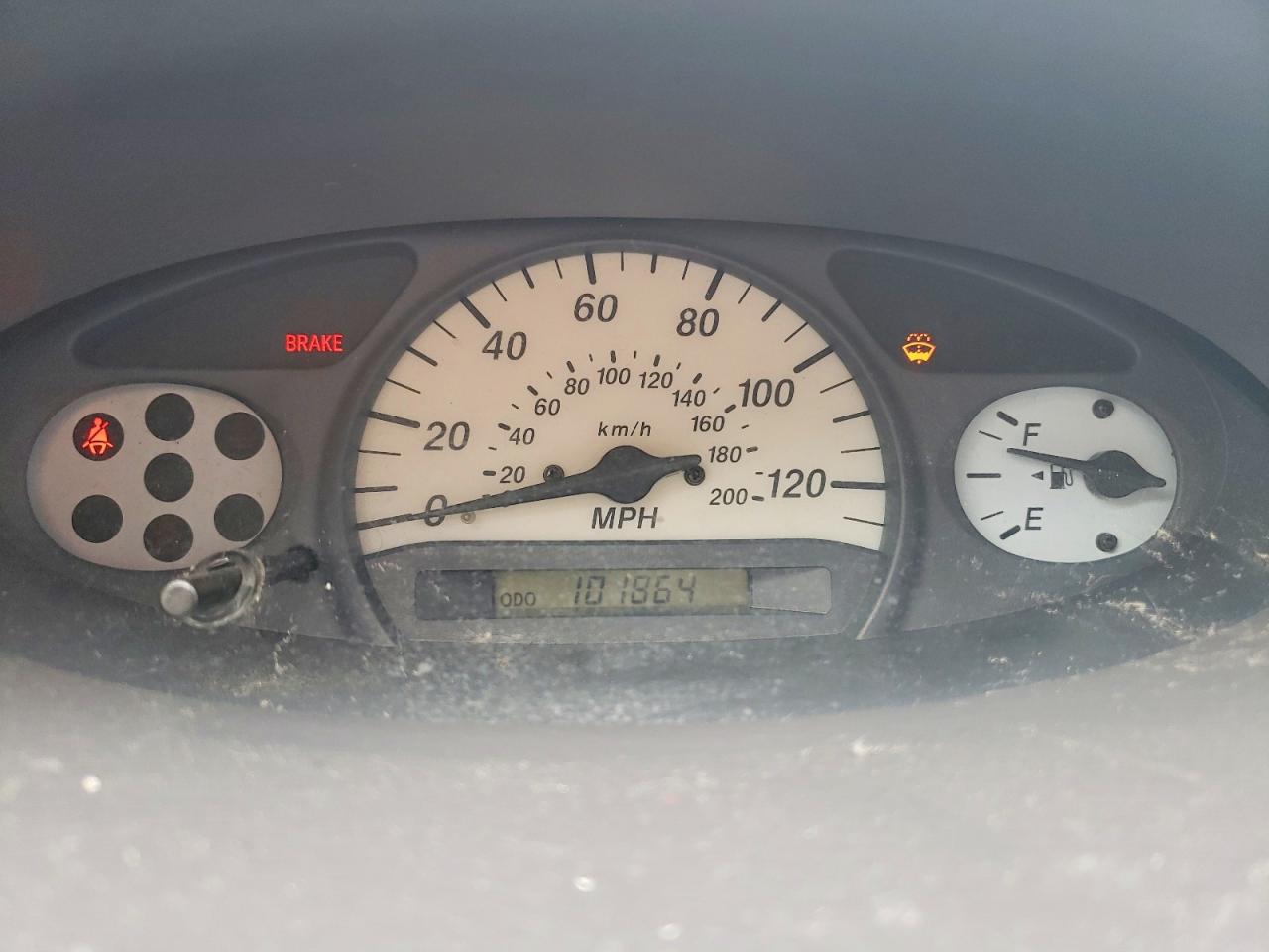 2001 Toyota Echo Base Серебряный vin: JTDBT123310160016