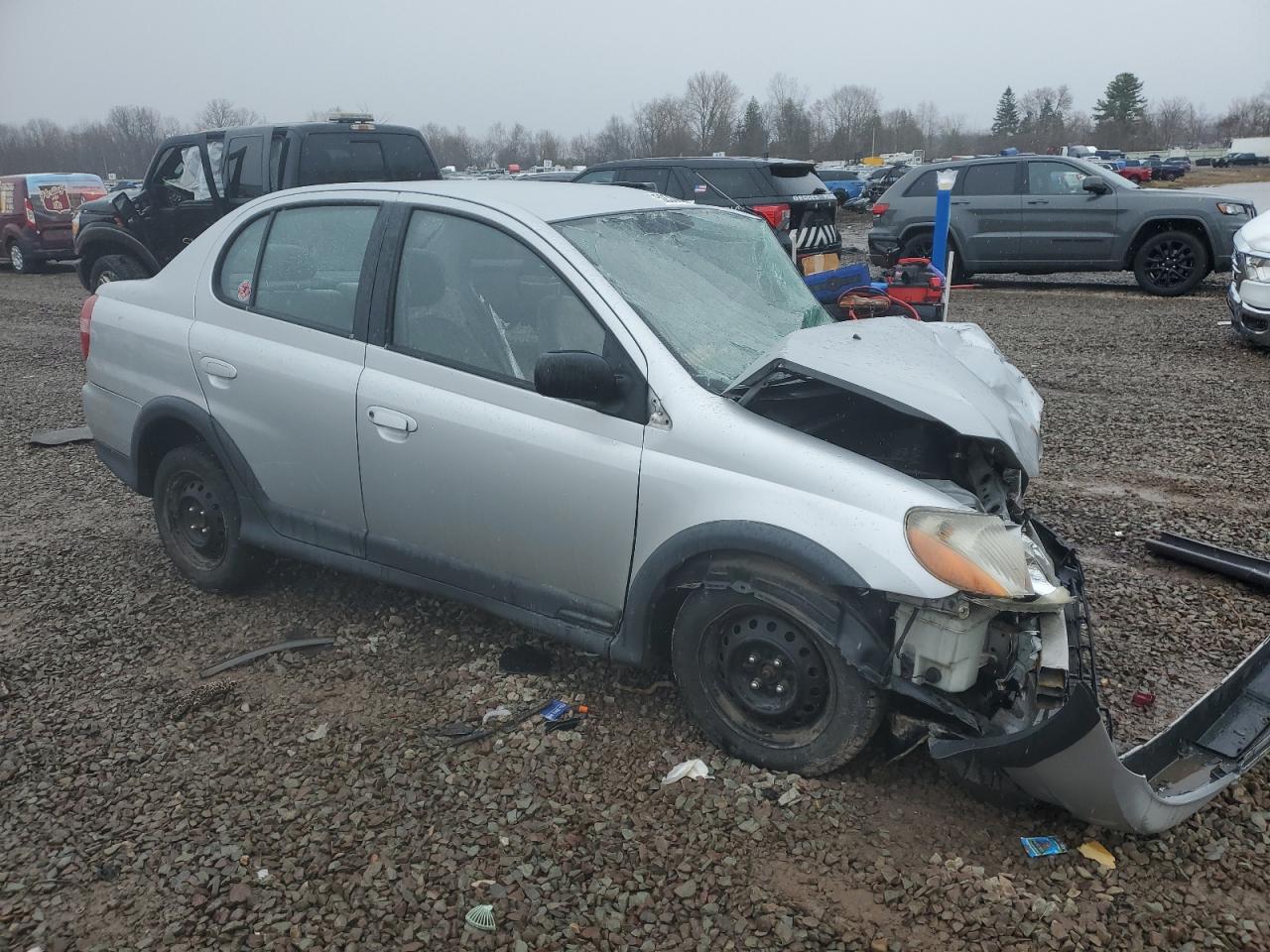 2002 Toyota Echo Silver vin: JTDBT123320207790