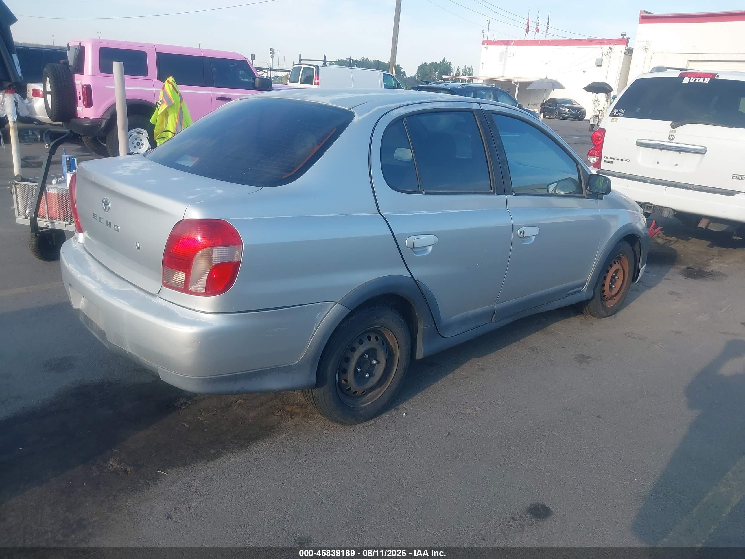 2002 Toyota Echo   Silver vin: JTDBT123320213511