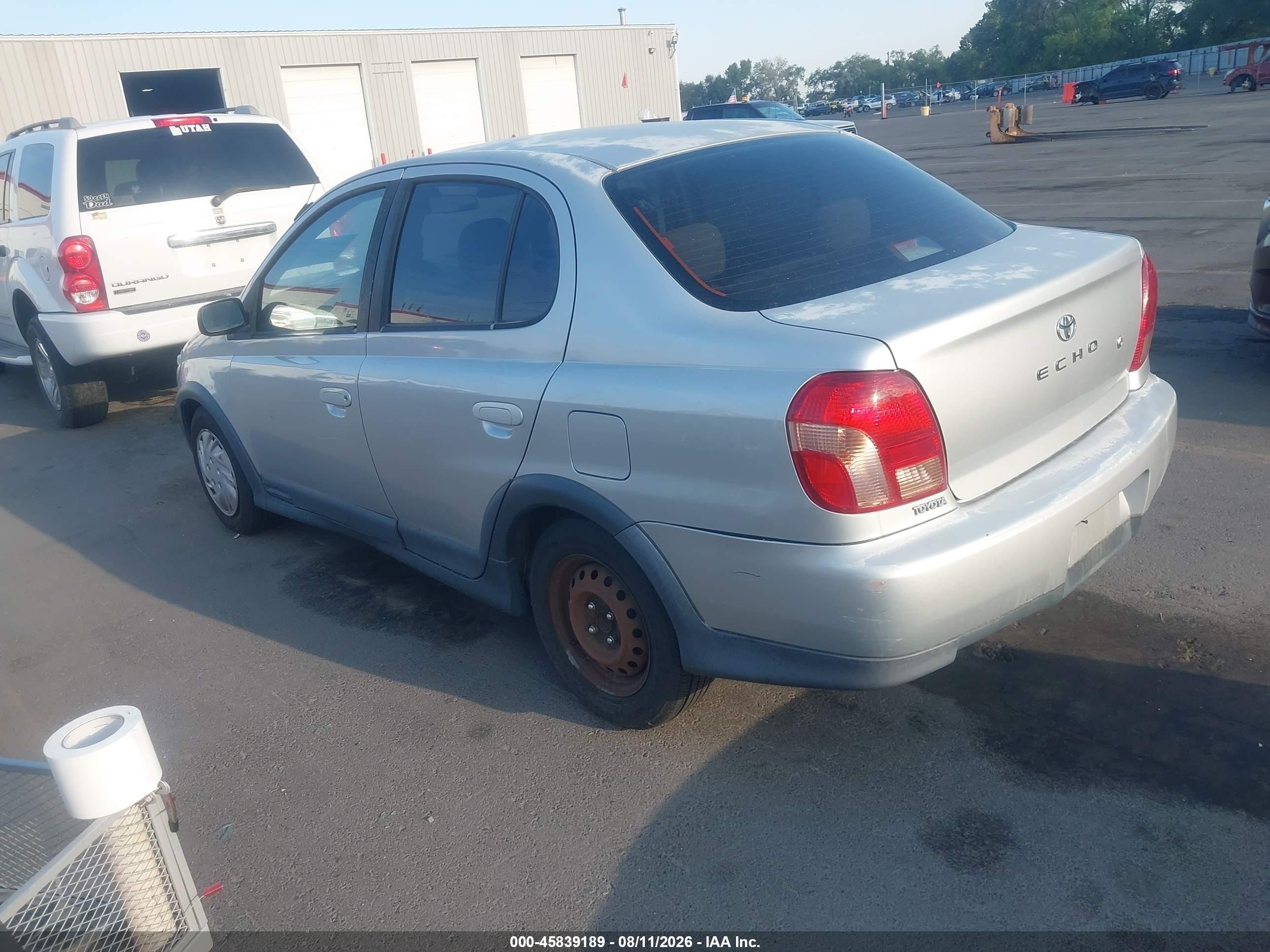 2002 Toyota Echo   Silver vin: JTDBT123320213511