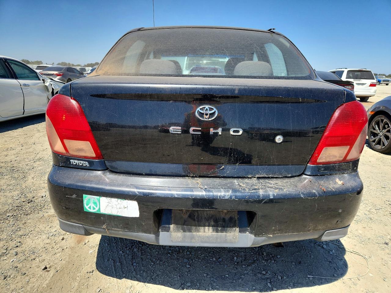 2002 Toyota Echo Base Black vin: JTDBT123320216571