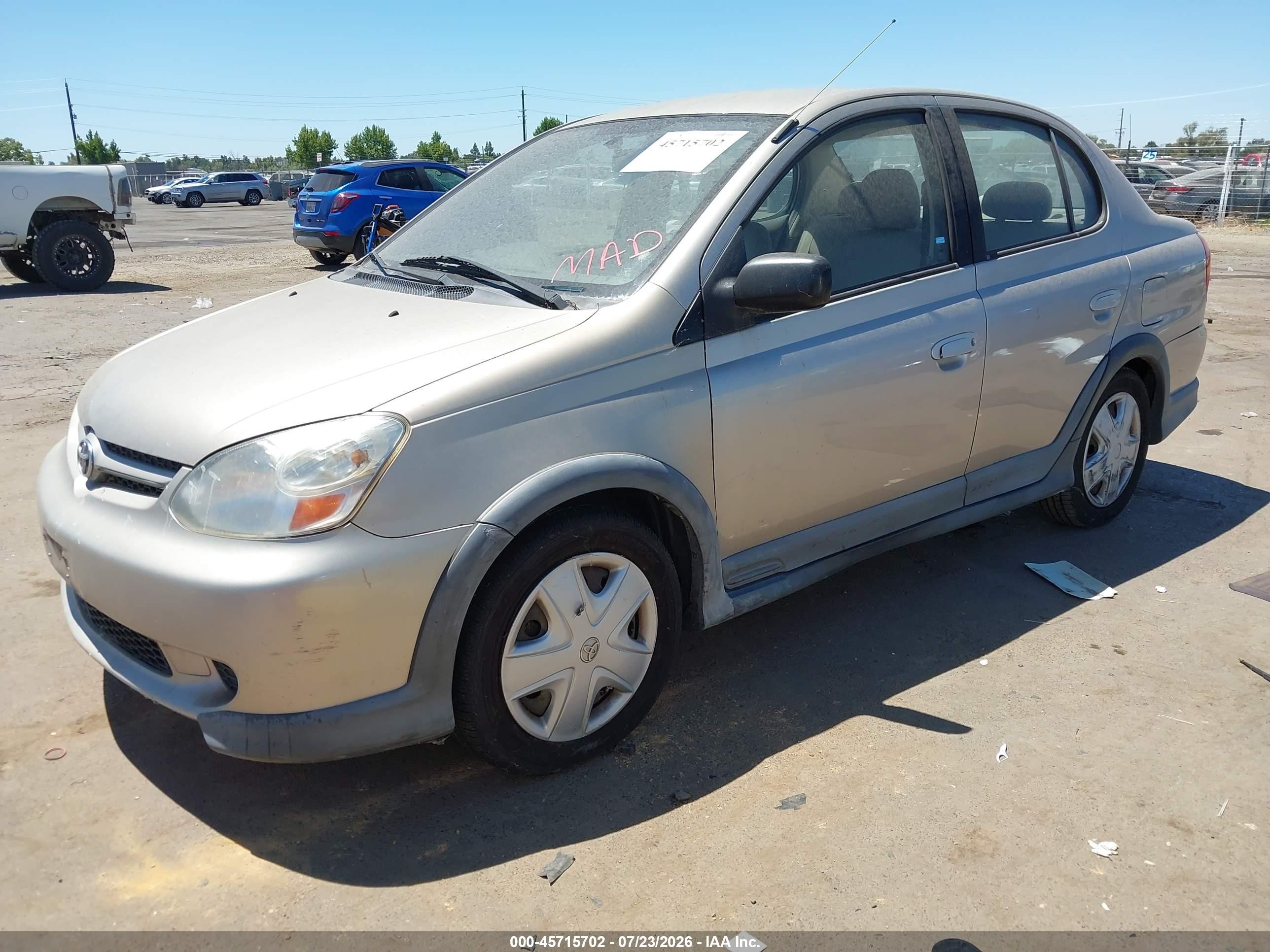 2003 Toyota Echo   Beige vin: JTDBT123330260457