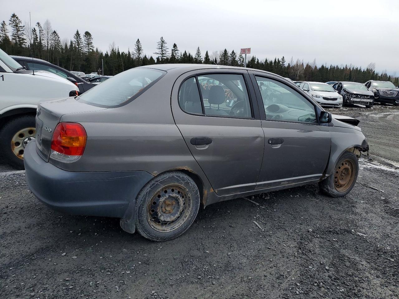 2003 Toyota Echo Base Gray vin: JTDBT123330297962