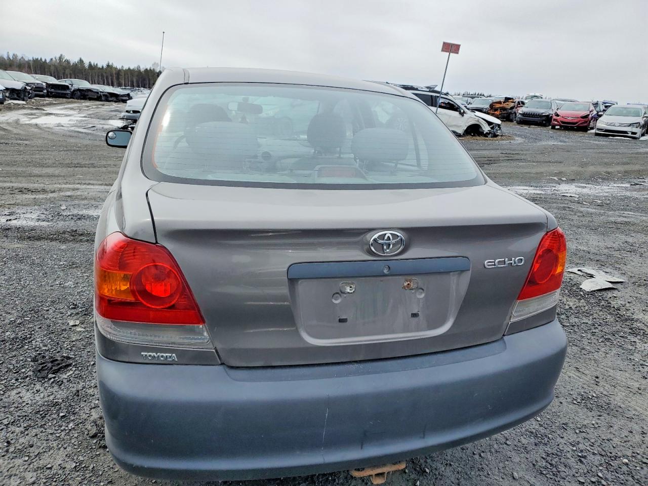 2003 Toyota Echo Base Gray vin: JTDBT123330297962
