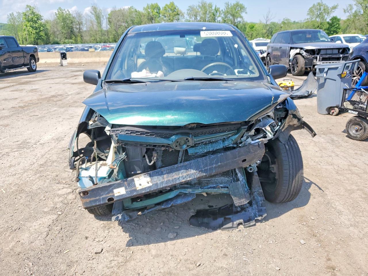 2003 Toyota Echo Base Green vin: JTDBT123335039587