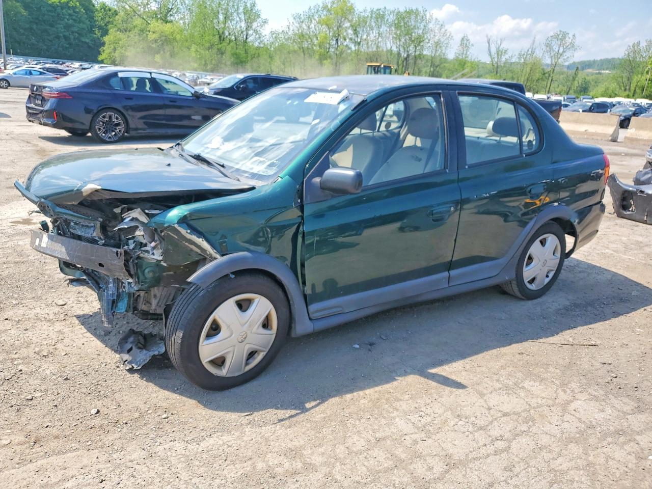 2003 Toyota Echo Base Green vin: JTDBT123335039587