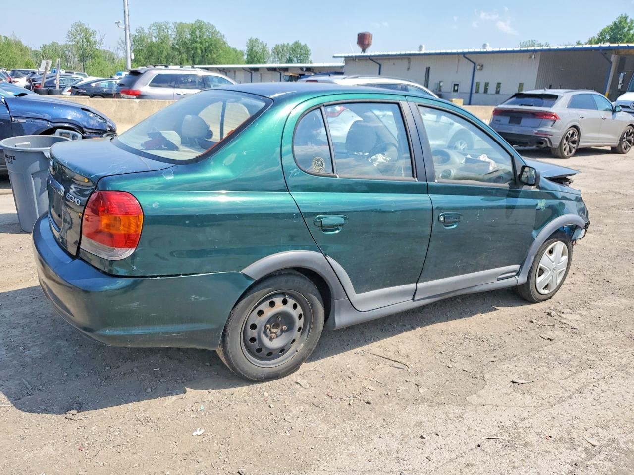 2003 Toyota Echo Base Green vin: JTDBT123335039587