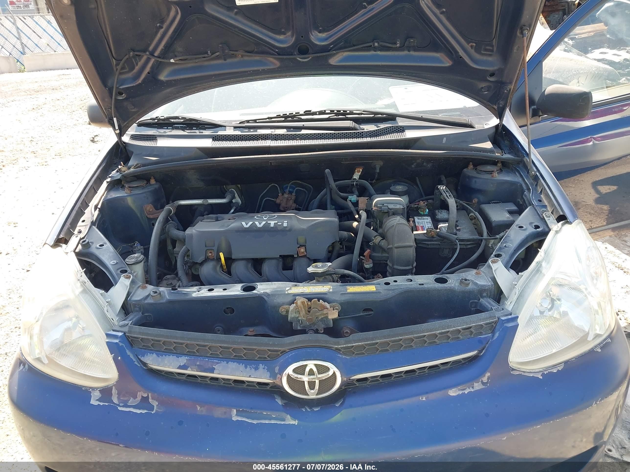 2003 Toyota Echo   Синий vin: JTDBT123335052629