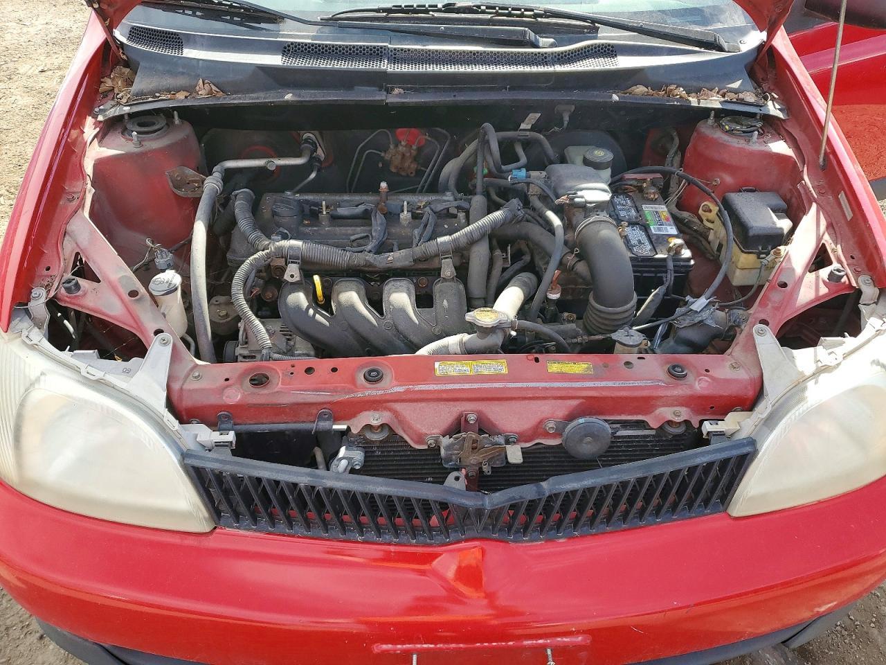 2000 Toyota Echo Red vin: JTDBT1233Y0024768