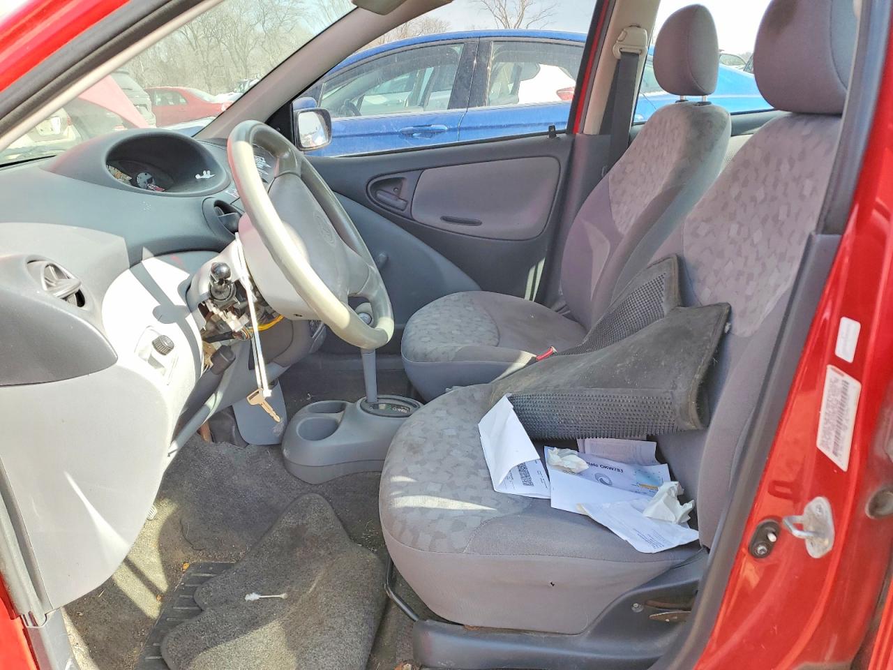 2000 Toyota Echo Red vin: JTDBT1233Y0024768