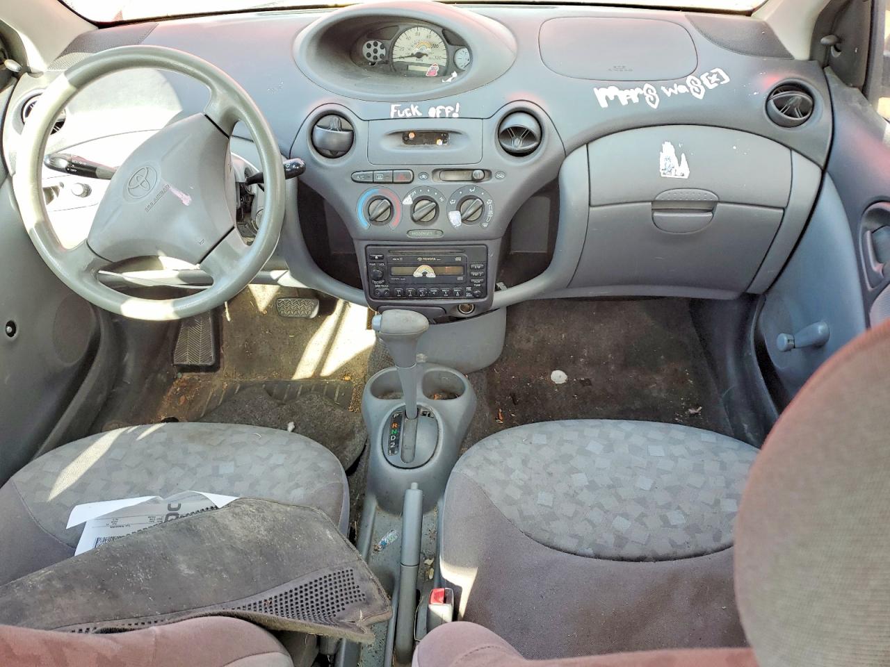 2000 Toyota Echo Red vin: JTDBT1233Y0024768