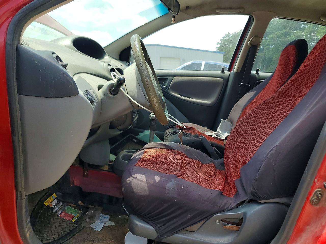 2000 Toyota Echo Base Red vin: JTDBT1233Y0080208