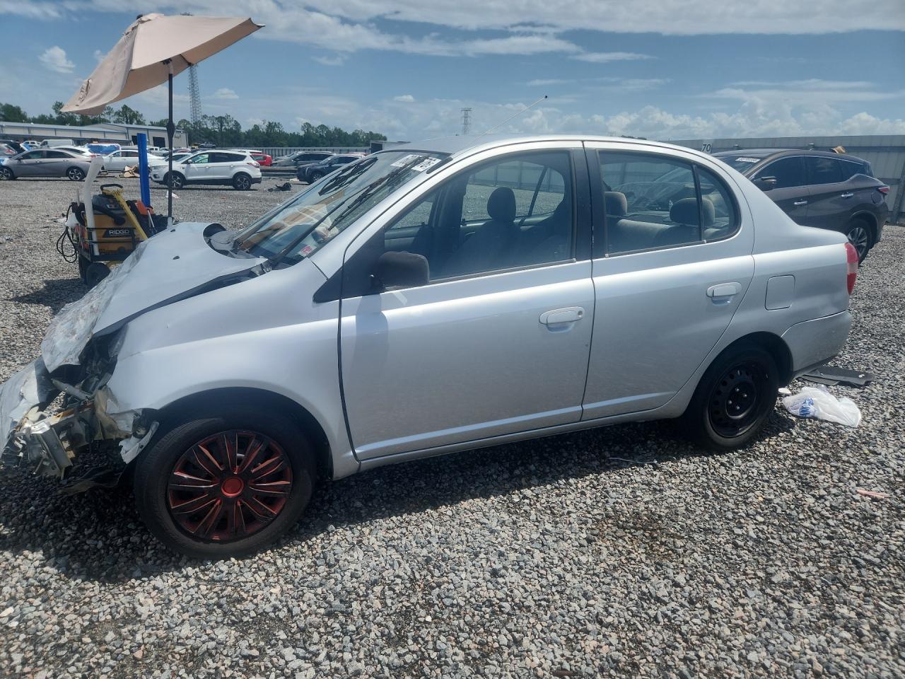 2002 Toyota Echo Base Silver vin: JTDBT123420217003