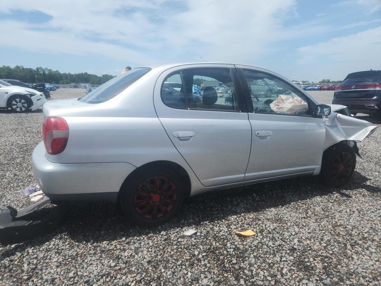 2002 Toyota Echo Base Серебряный vin: JTDBT123420217003