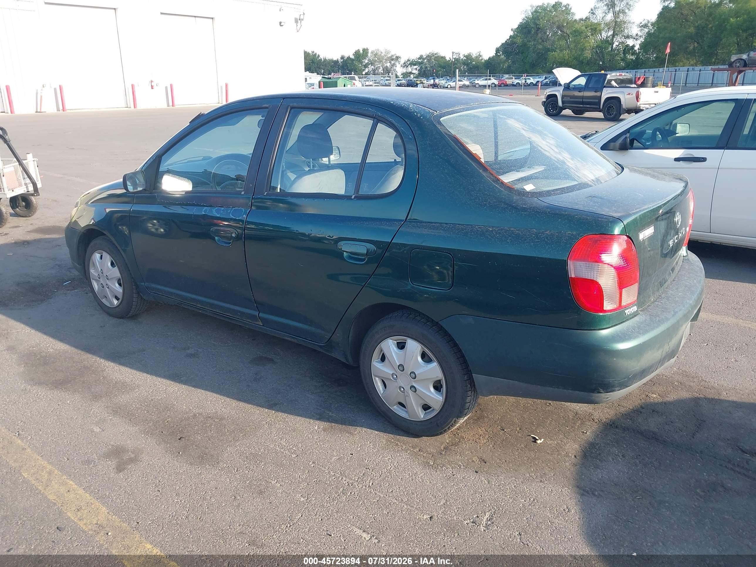 2002 Toyota Echo   Blue vin: JTDBT123420225733