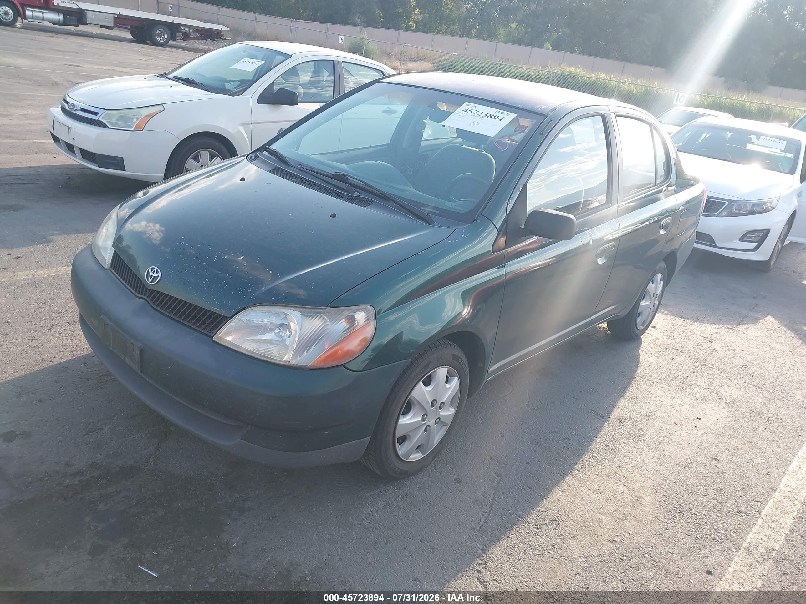 2002 Toyota Echo   Blue vin: JTDBT123420225733