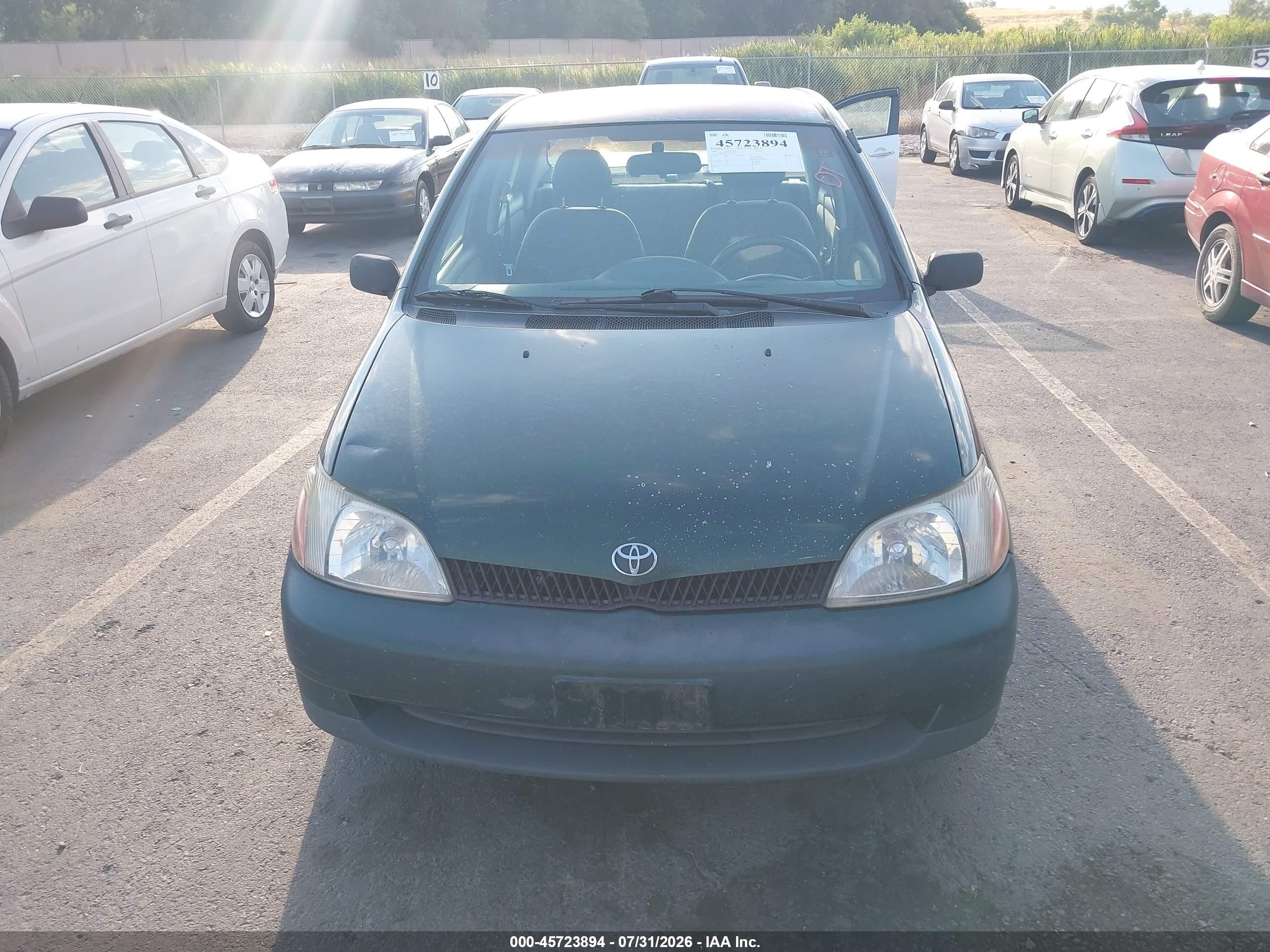 2002 Toyota Echo   Blue vin: JTDBT123420225733