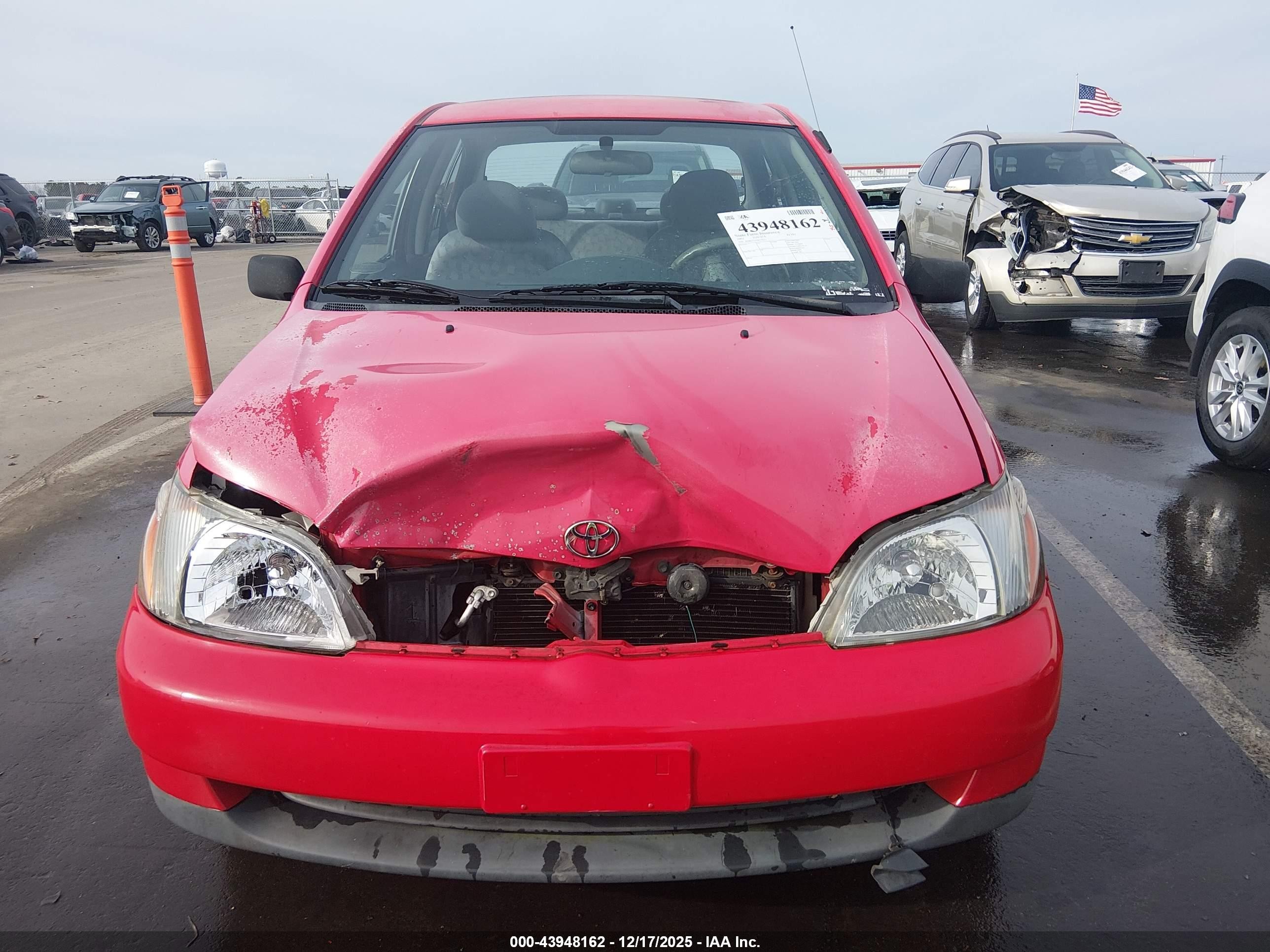 2002 Toyota Echo   Red vin: JTDBT123420254231