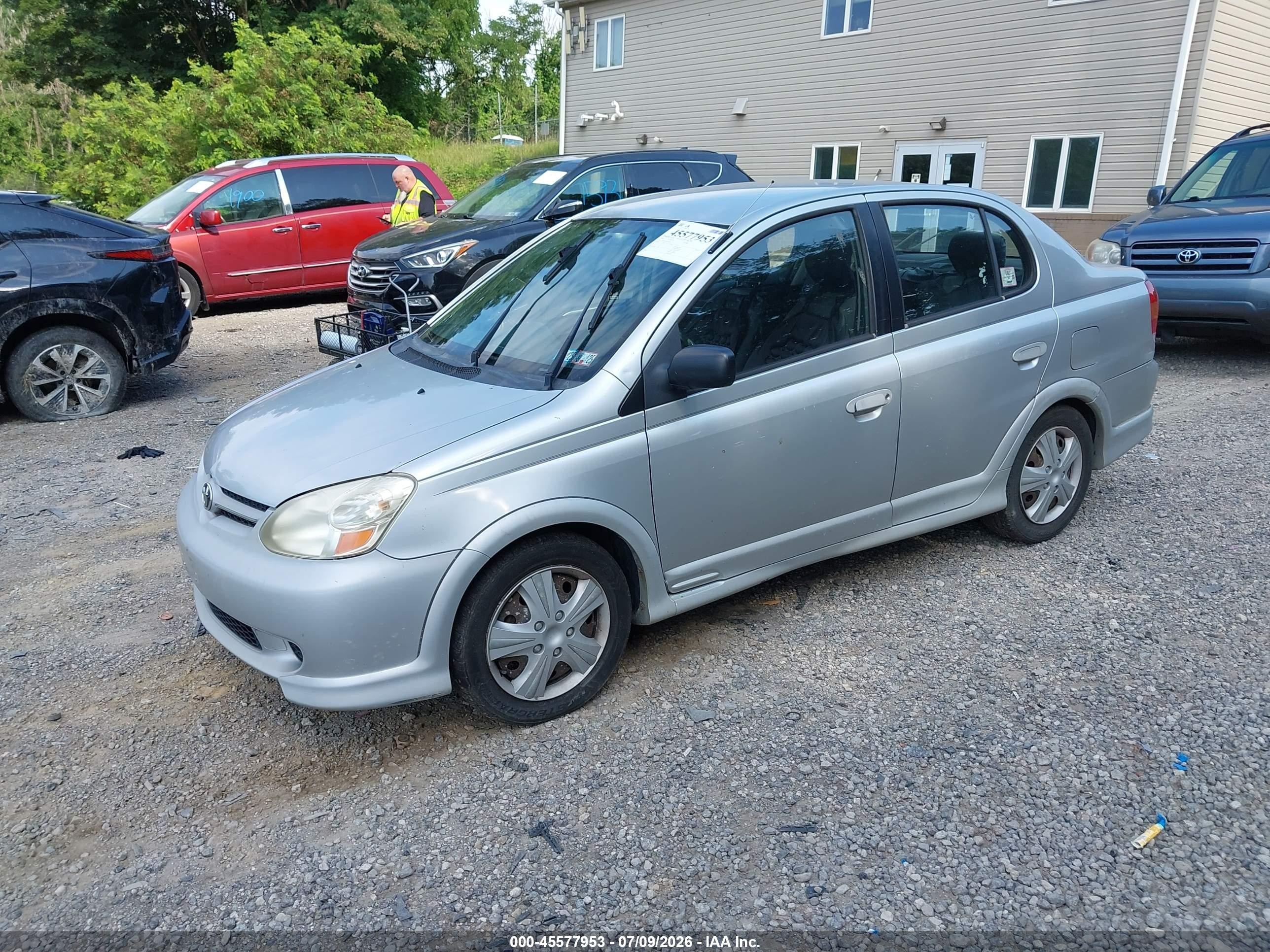 2003 Toyota Echo   Silver vin: JTDBT123435047973