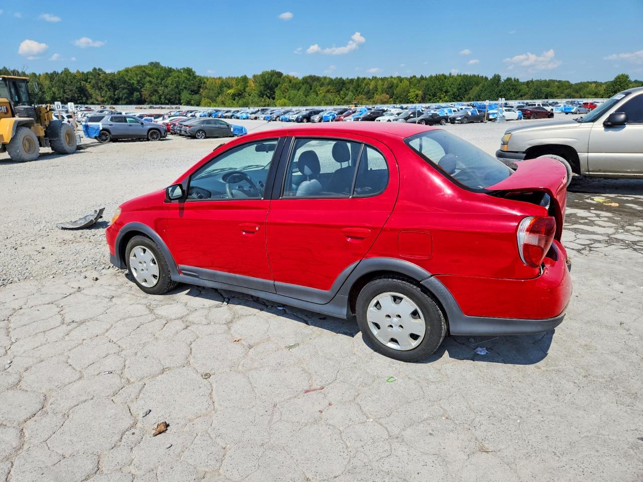2002 Toyota Echo Base Red vin: JTDBT123520256442