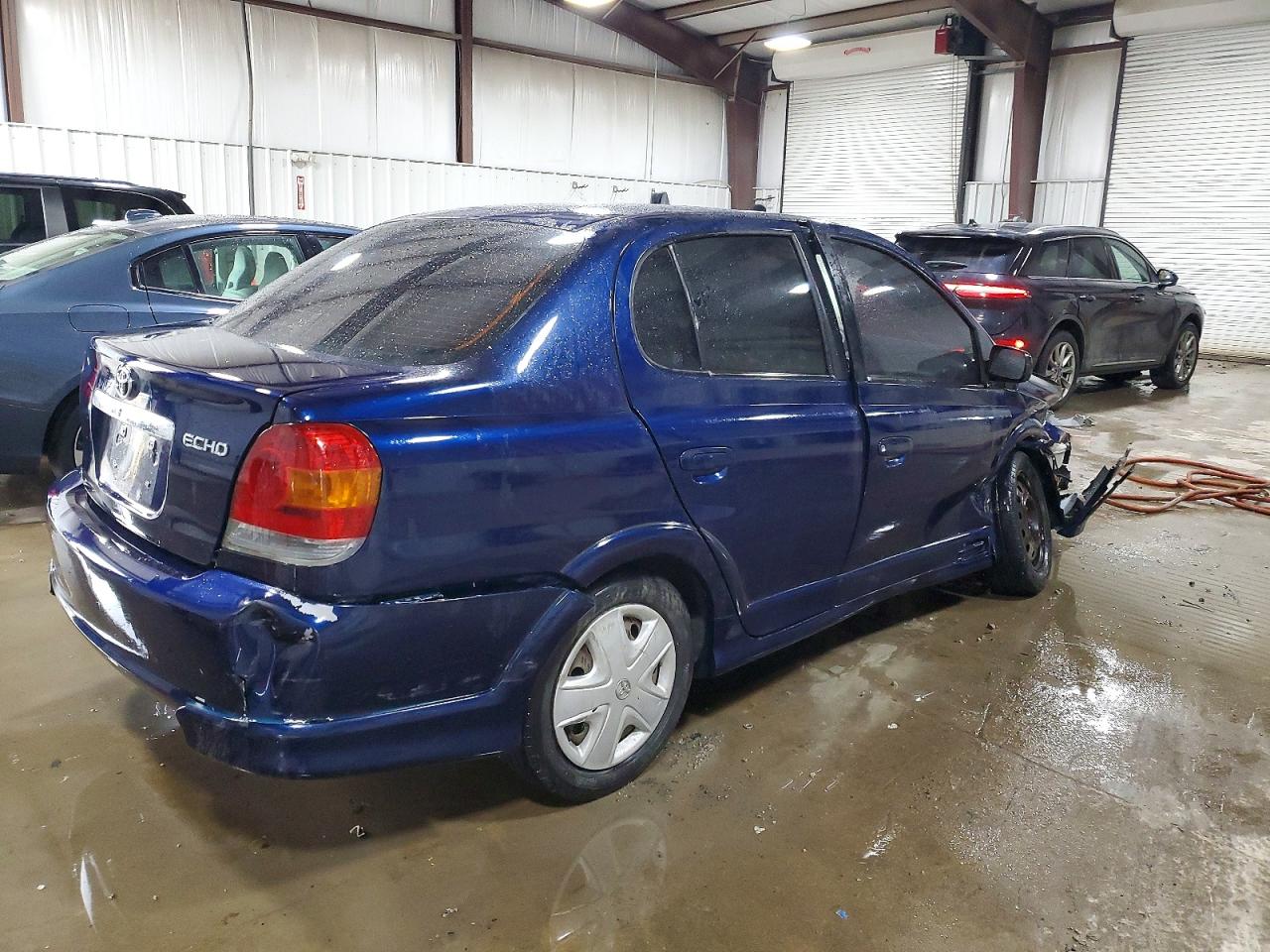2003 Toyota Echo Base Blue vin: JTDBT123535042863