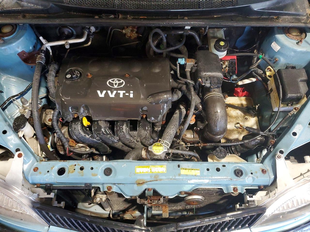 2000 Toyota Echo Base Turquoise vin: JTDBT1235Y0094367